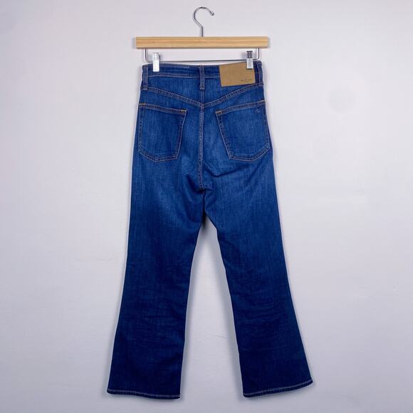 Rag & Bone Maya High Rise Crop Flare Jeans in Stowe Size 24 - Picture 6 of 10
